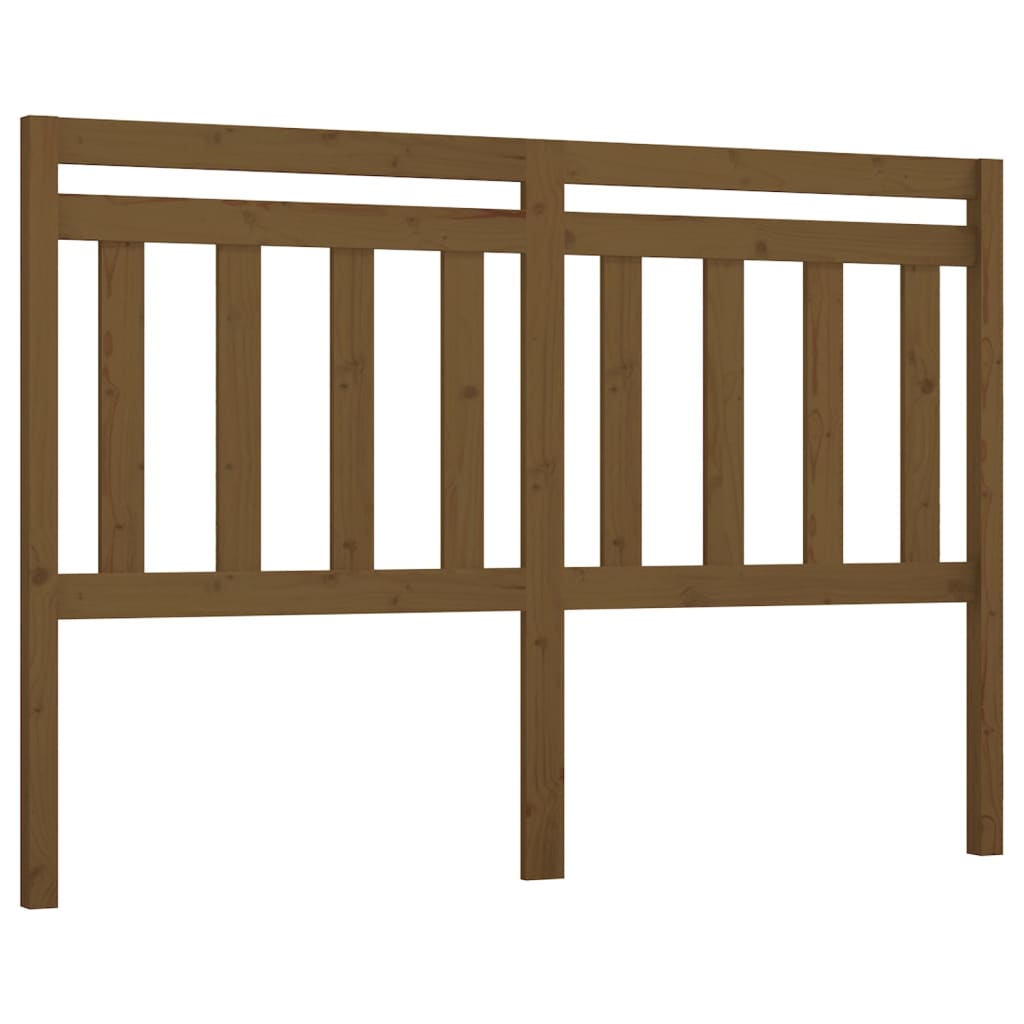 

vidaXL Hoofdbord 156x4x100 cm massief grenenhout honingbruin