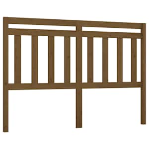 vidaXL T&ecirc;te de lit Marron miel 156x4x100 cm Bois massif de pin