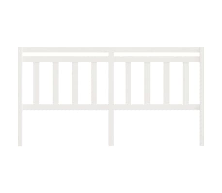 vidaXL H&ouml;f&eth;agafl fyrir R&uacute;m Hv&iacute;tur 206x4x100 cm Gegnheil Fura