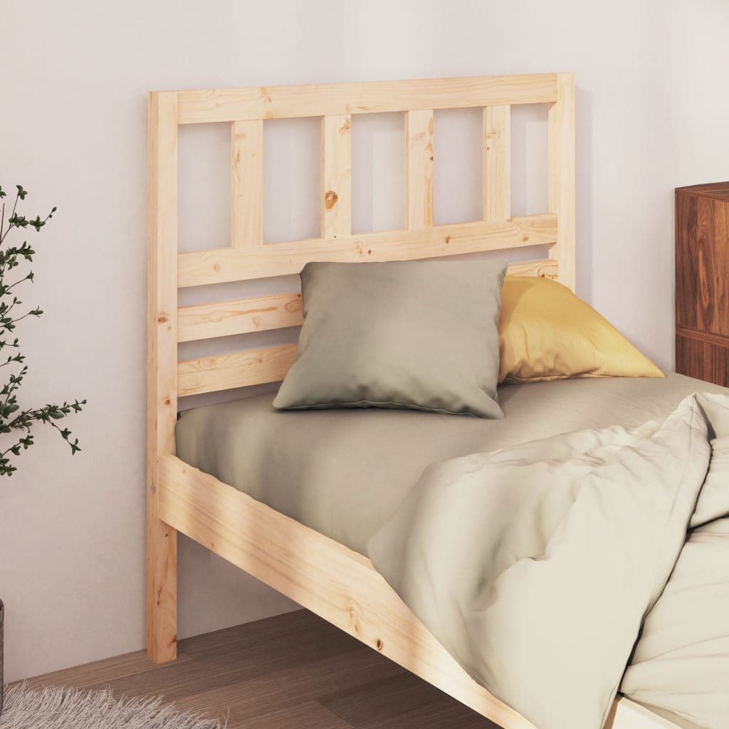 vidaXL Tăblie de pat, 96x4x100 cm, lemn masiv de pin vidaXL