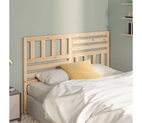 vidaXL T&ecirc;te de lit 156x4x100 cm Bois massif de pin