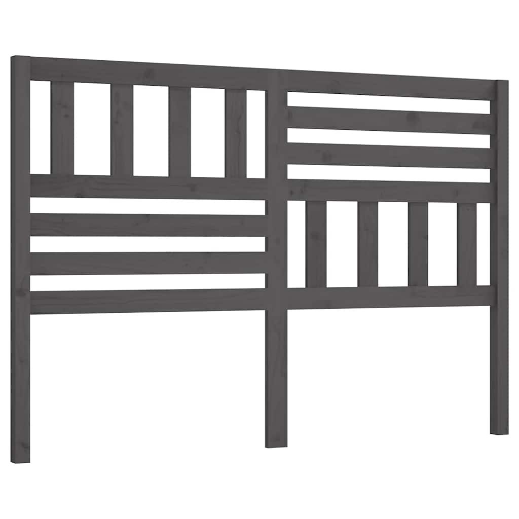 vidaXL Čelo postele šedé 166 x 4 x 100 cm masivní borovice