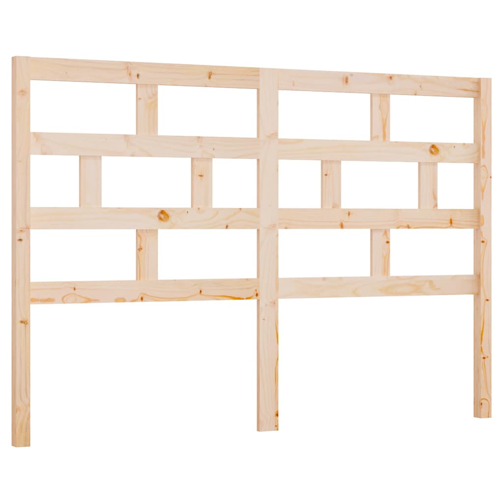 vidaXL Hoofdbord 141x4x100 cm massief grenenhout bruin, foto 3
