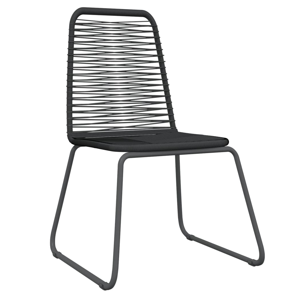 

vidaXL 5-delige Tuinset zwart