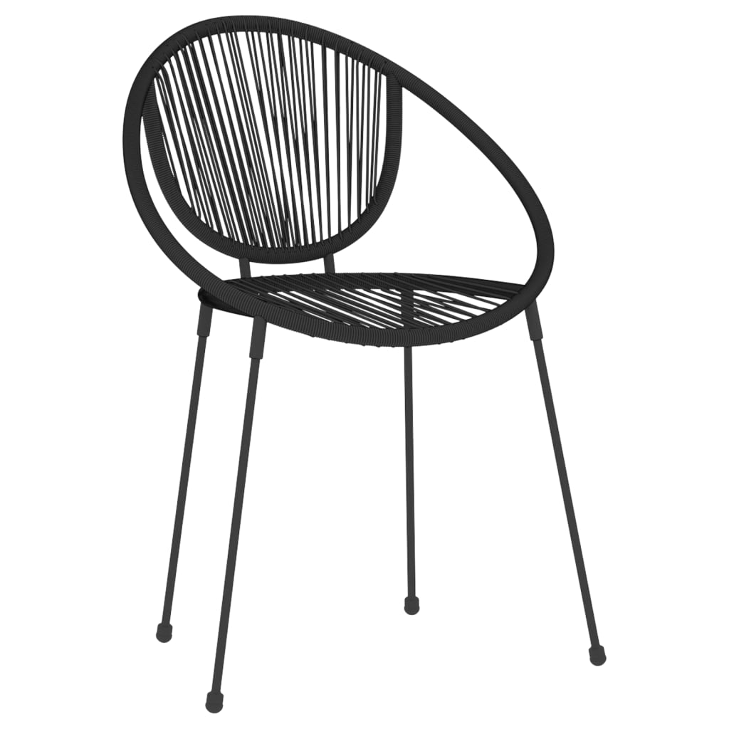 

vidaXL 7-delige Tuinset zwart