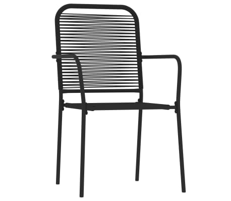 vidaXL 7-delige Tuinset zwart