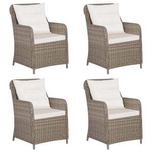 vidaXL 5d&iacute;ln&yacute; zahradn&iacute; j&iacute;deln&iacute; set hněd&yacute;