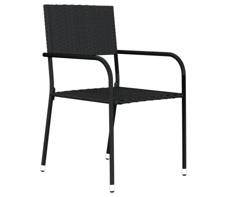 vidaXL 9-delige Tuinset zwart