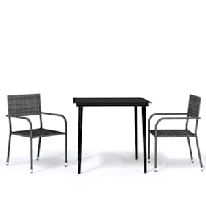 vidaXL 3-osaline aiam&ouml;&ouml;bli komplekt, hall