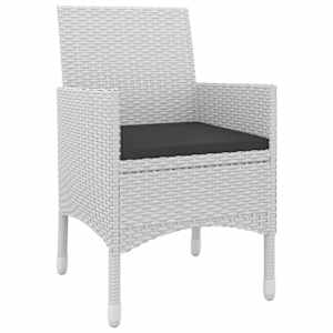 vidaXL Sodo komplektas su pagalvėlėmis, 7 dalių, poliratanas/stiklas