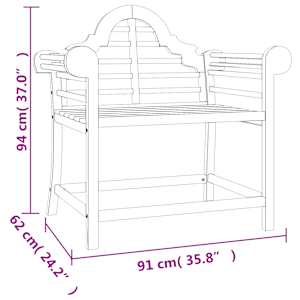 4dílná zahradní sedací souprava masivní teak - obrázek 7
