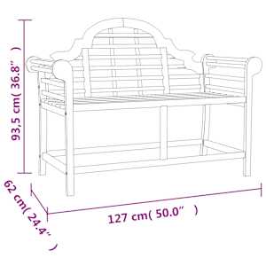 4dílná zahradní sedací souprava masivní teak - obrázek 8