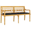 Coussin Crème Pour Banc Marlborough Teck'Attitude - Déhoussable, Mousse Haute Densité