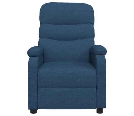 vidaXL Fauteuil inclinable Bleu Tissu