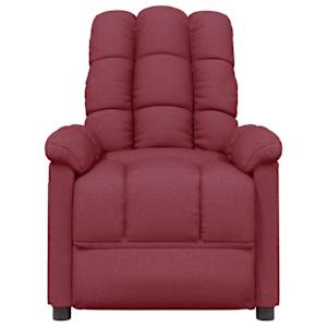 Masážní křeslo vínové textil - obrázek 3