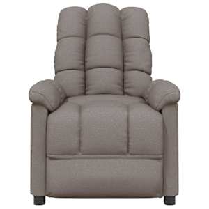 Masážní křeslo taupe textil - obrázek 3