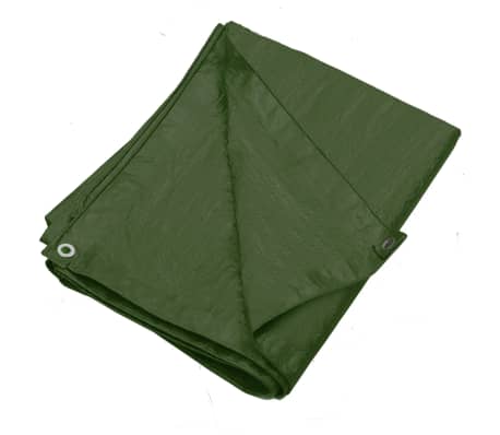 vidaXL Tentas, žalios spalvos, 8x12m, 90g/m&sup2;, HDPE