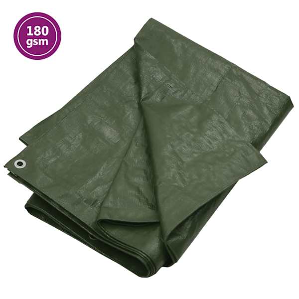 vidaXL present, 180 g/m&sup2; 3x5 m, roheline, HDPE