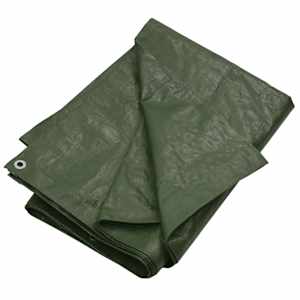 Plachta 180 g/m² 8 x 12 m zelená HDPE - obrázek 2