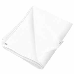 vidaXL Dekzeil 90 g/m&sup2; 3x4 m HDPE wit