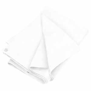 vidaXL B&acirc;che 180 g/m&sup2; 4x8 m Blanc PEHD