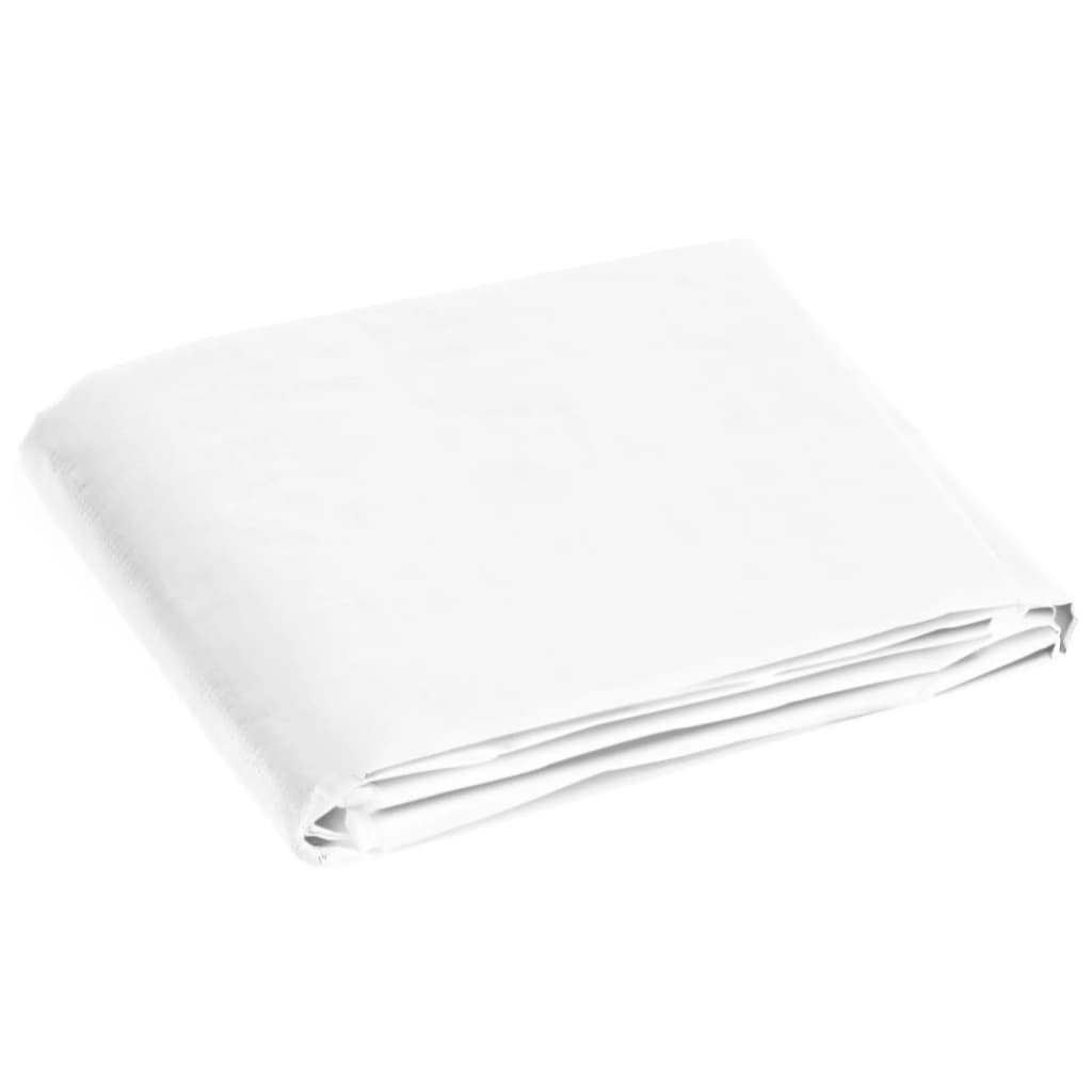 Thumbnail - vidaXL Abdeckplane 180 g/m² 6x6 m Weiß HDPE