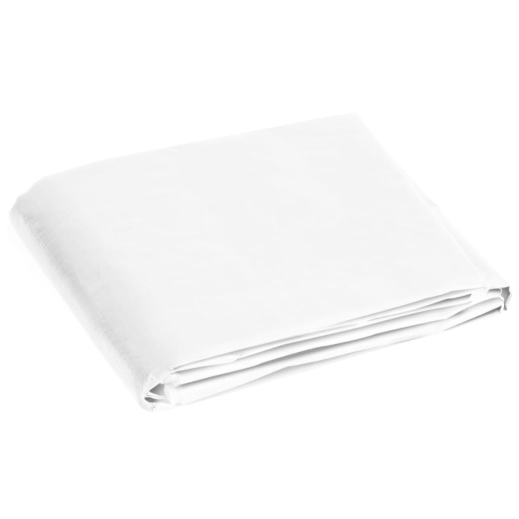 Thumbnail - vidaXL Abdeckplane 180 g/m² 8x12 m Weiß HDPE