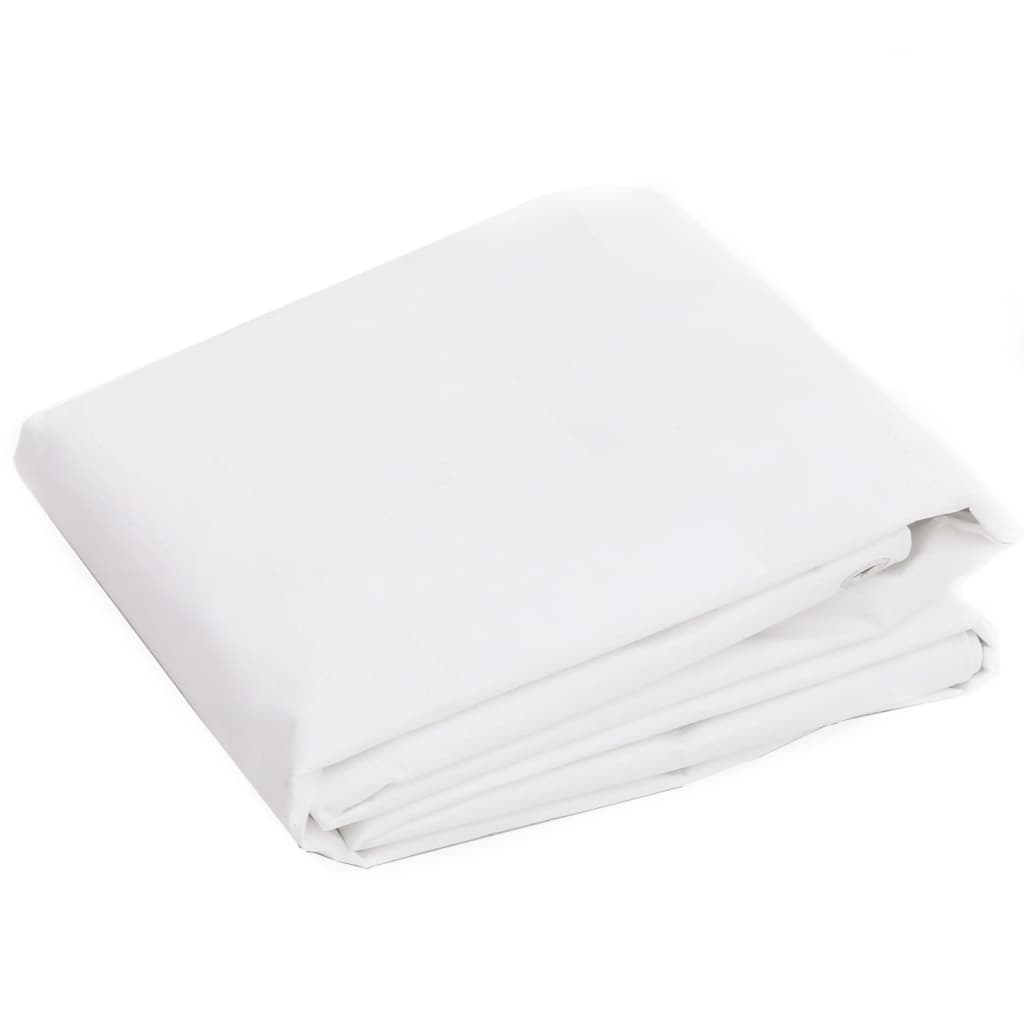 Thumbnail - vidaXL Abdeckplane 260 g/m² 3x3 m Weiß HDPE
