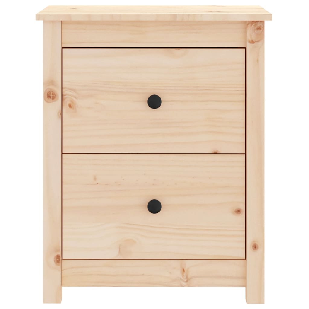 vidaXL Mesa de cabeceira 50x35x61,5 cm madeira de pinho maciça