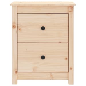 Noční stolek 50 x 35 x 61,5 cm masivní borové dřevo - obrázek 3