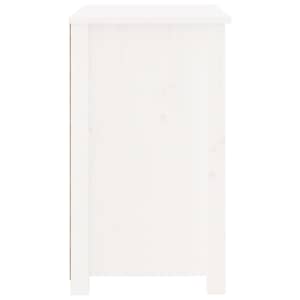 Noční stolky 2 ks bílé 50 x 35 x 61,5 cm masivní borové dřevo - obrázek 5