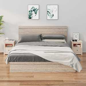 Noční stolky 2 ks 40 x 35 x 49 cm masivní borové dřevo - obrázek 1
