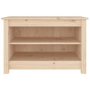 Lavice s botníkem 70 x 38 x 45,5 cm masivní borovice - obrázek 3