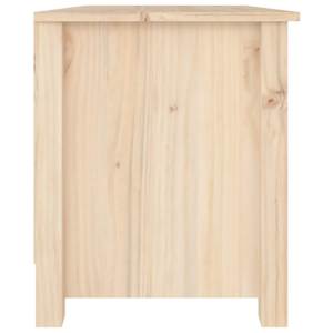Lavice s botníkem 70 x 38 x 45,5 cm masivní borovice - obrázek 4