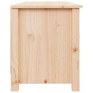 Lavice s botníkem 110 x 38 x 45,5 cm masivní borovice - obrázek 4