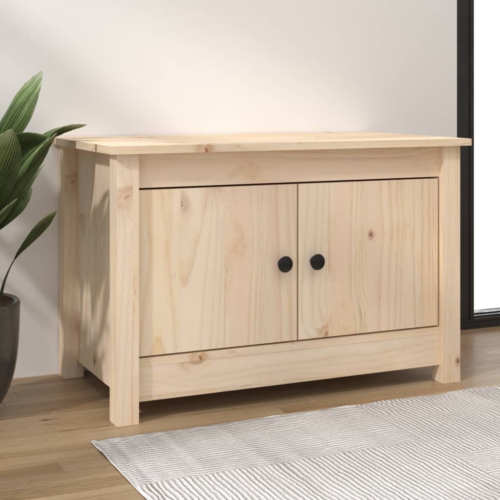 mueble zapatero de madera maciza, con ruedas.