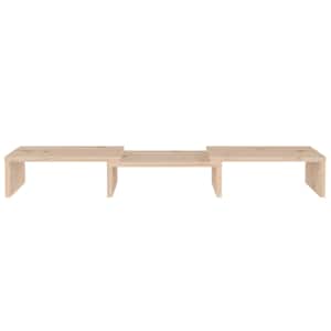 Stojan na monitor 60 x 24 x 10,5 cm masivní borové dřevo - obrázek 5