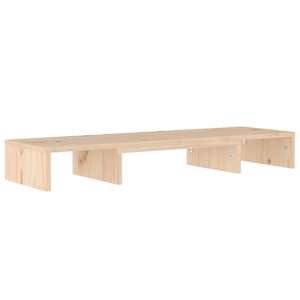 Stojan na monitor 80 x 24 x 10,5 cm masivní borové dřevo - obrázek 3