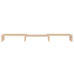 Stojan na monitor 80 x 24 x 10,5 cm masivní borové dřevo - obrázek 5