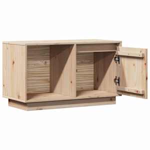 TV skříňka 74 x 35 x 44 cm masivní borové dřevo - obrázek 5