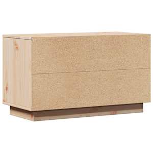 TV skříňka 74 x 35 x 44 cm masivní borové dřevo - obrázek 7