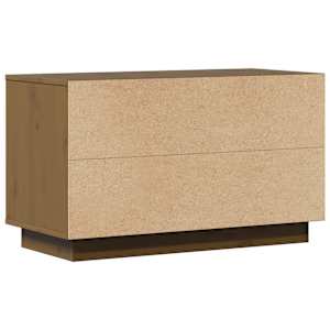 TV skříňka medově hnědá 74 x 35 x 44 cm masivní borové dřevo - obrázek 7