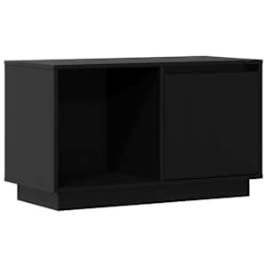 vidaXL telerikapp, must, 74 x 35 x 44 cm, m&auml;nnipuit