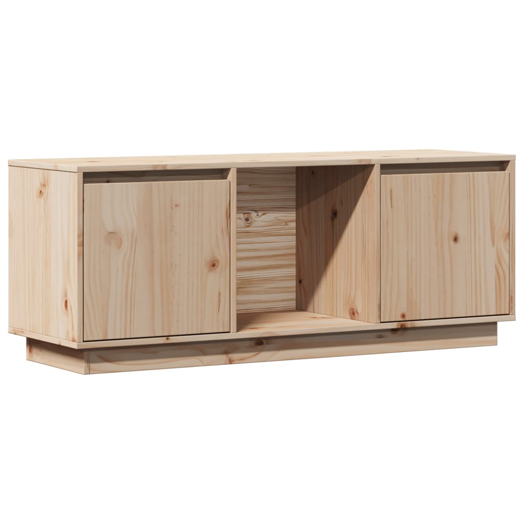 vidaXL Tv-meubel 110,5x35x44 cm massief grenenhout