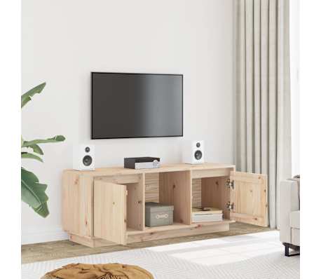 vidaXL TV-benk 110,5x35x44 cm heltre furu
