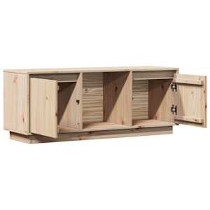 TV skříňka 110,5 x 35 x 44 cm masivní borové dřevo - obrázek 6