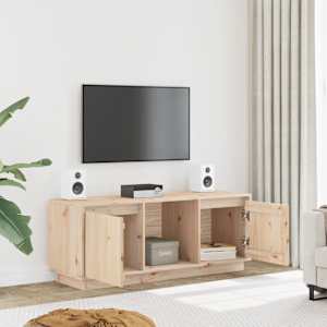 vidaXL TV-benk 110,5x35x44 cm heltre furu
