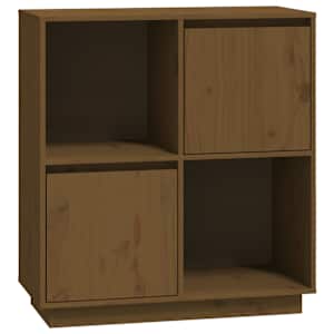Příborník medově hnědý 74 x 35 x 80 cm masivní borové dřevo - obrázek 2