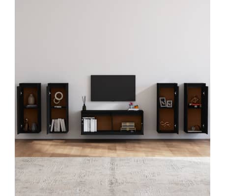 vidaXL Έ&pi;&iota;&pi;&lambda;&alpha; &Tau;&eta;&lambda;&epsilon;ό&rho;&alpha;&sigma;&eta;&sigmaf; 5 &tau;&epsilon;&mu;. &Mu;&alpha;ύ&rho;&alpha; &alpha;&pi;ό &Mu;&alpha;&sigma;ί&phi; &Xi;ύ&lambda;&omicron; &Pi;&epsilon;ύ&kappa;&omicron;&upsilon;