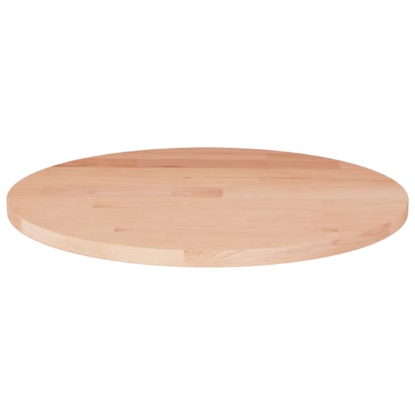 vidaXL &uuml;mmargune lauaplaat, &Oslash;40 x 1,5 cm, t&ouml;&ouml;tlemata tammepuit